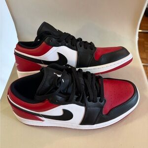 Nike Air Jordan 1 Low Bred Toe - Men’s 10.5